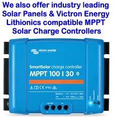 Click here for Victron Smart MPPT Solar Charge Controllers